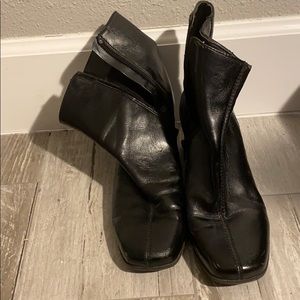 Black Nine West Boot Heels